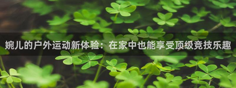 9255tv直播nba在线直播：婉儿的户外运动新体验：在家中也能享受顶级竞技乐趣